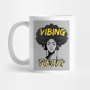 Vibing Retro Yellow Mug